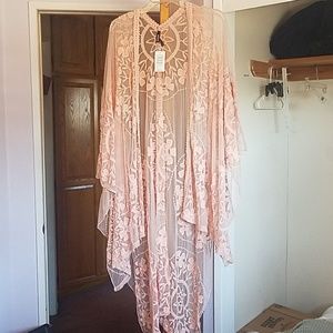 NWT Torrid Blush Pink Ruana